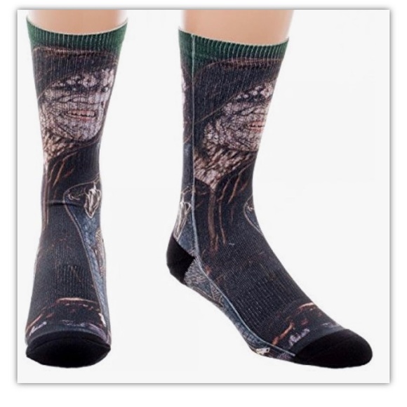 Suicide Squad Killer Croc Crew Socks 1 Pair Men 8-12 Green Black Sublimated DC - Picture 5 of 7